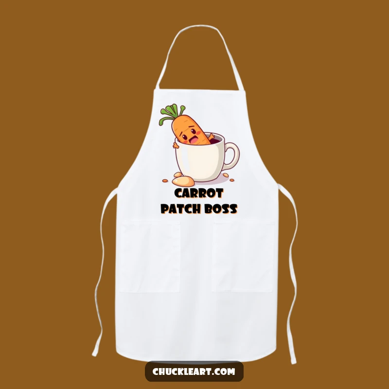 Funny Carrot Escape Apron: Cook with Determination