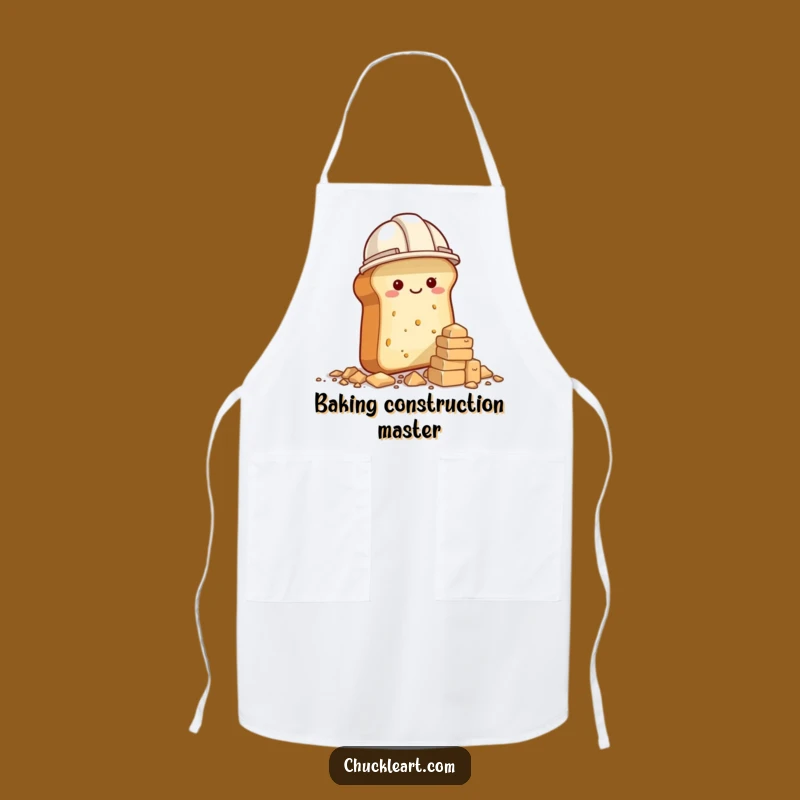 Funny Bread Builder Apron: Hilarious Baker Construction Humor Kitchen Gift!