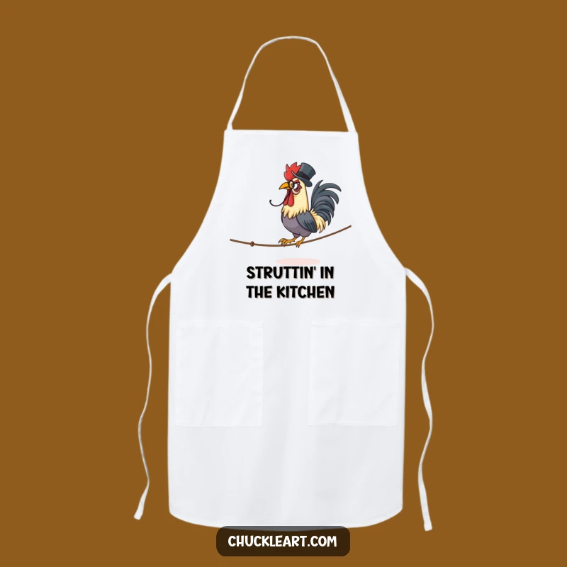 Funny Rooster Apron: Hilarious Elegant Kitchen Wear, Perfect Gift