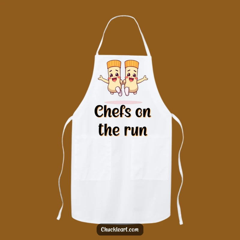 Funny Sock Race Apron: Kitchen Footwear Fun, Hilarious Chef's Gift!