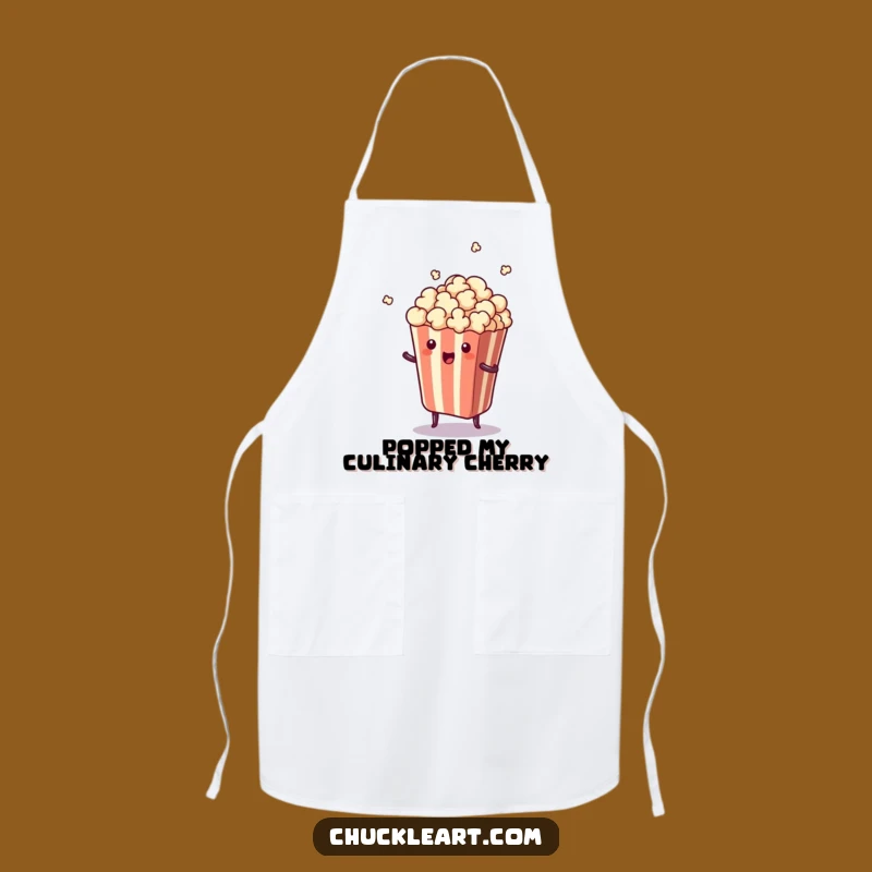 Funny Surprise Popcorn Apron - Hilarious Kitchen Wear for Chefs