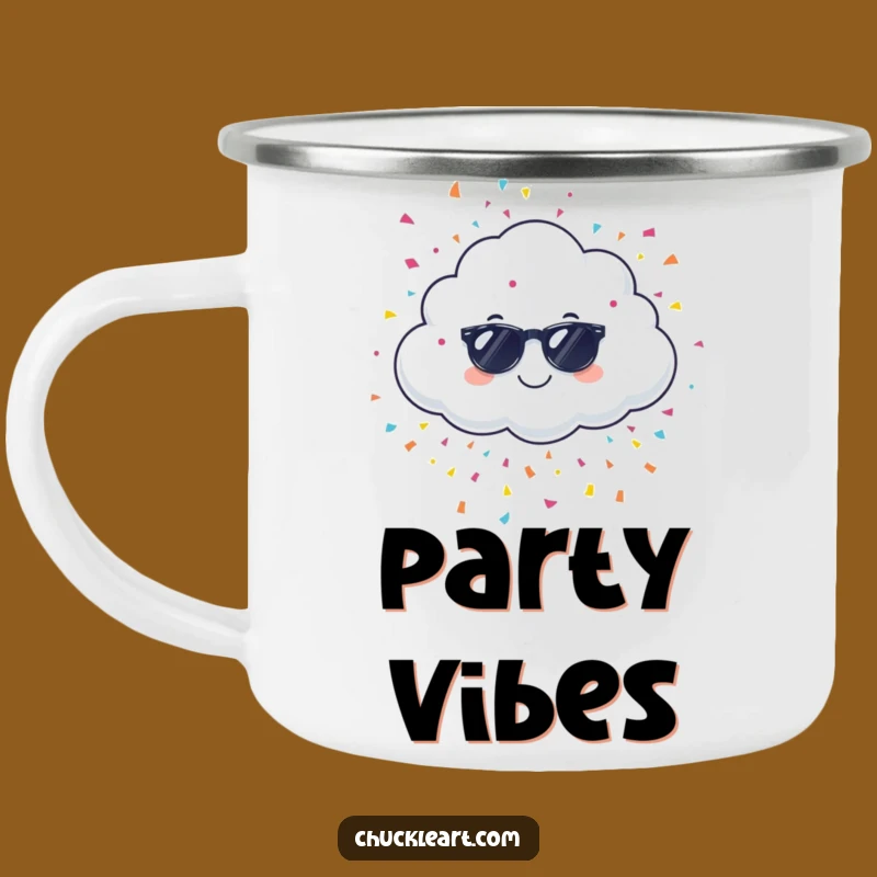 Funny Giggling Cloud Camping Mug: Sip Your Coffee with This Hilarious Outdoor Gear