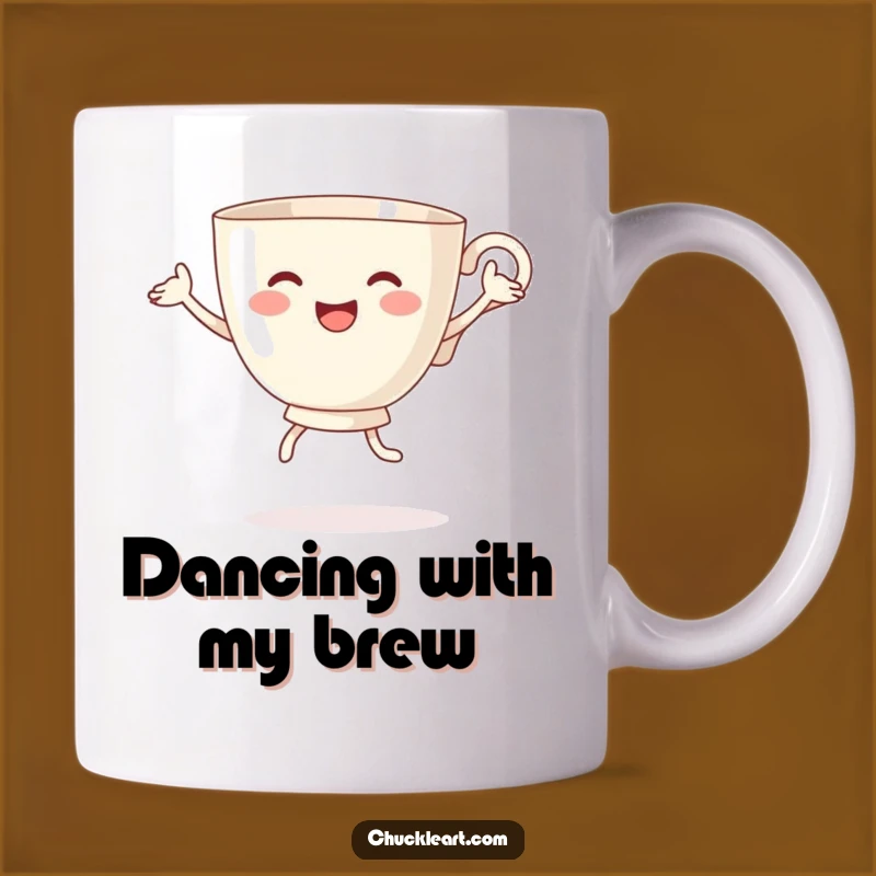 Funny Dancing Teacup Mug - Hilarious Joyful Gift for Tea Lovers