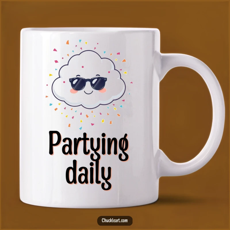 Funny Giggling Cloud Mug: A Hilarious Gift for Party Lovers and Optimists
