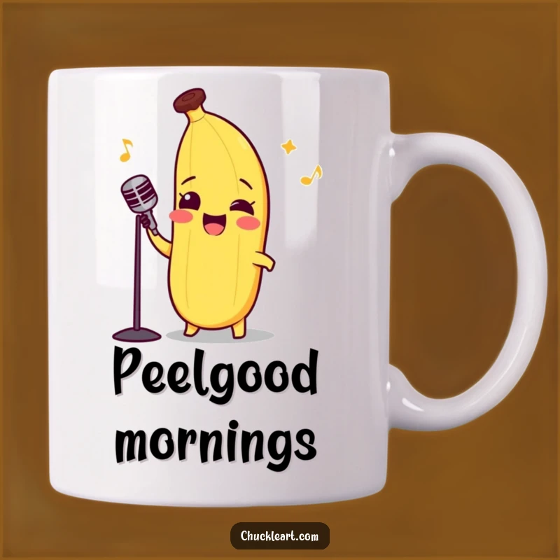 Funny Opera Banana Mug - Hilarious Musical Fruit Gift for Singers