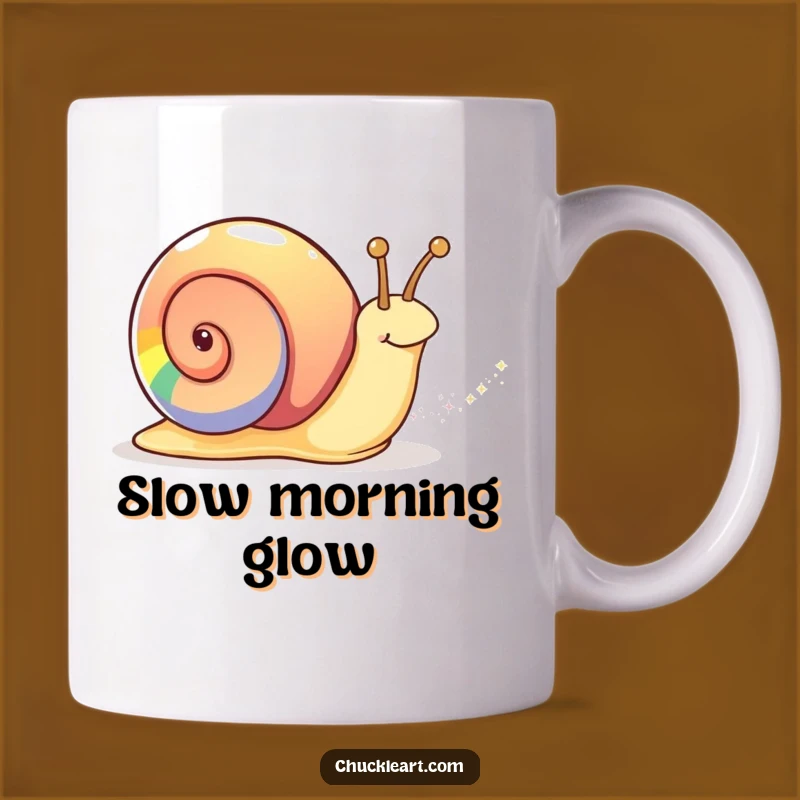 Funny Rainbow Snail Mug A Magical and Sparkly Gift Idea