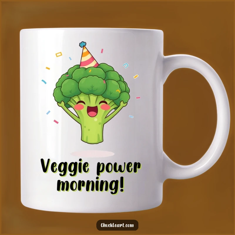 Funny Broccoli Party Mug A Cheerful Veggie Gift Idea