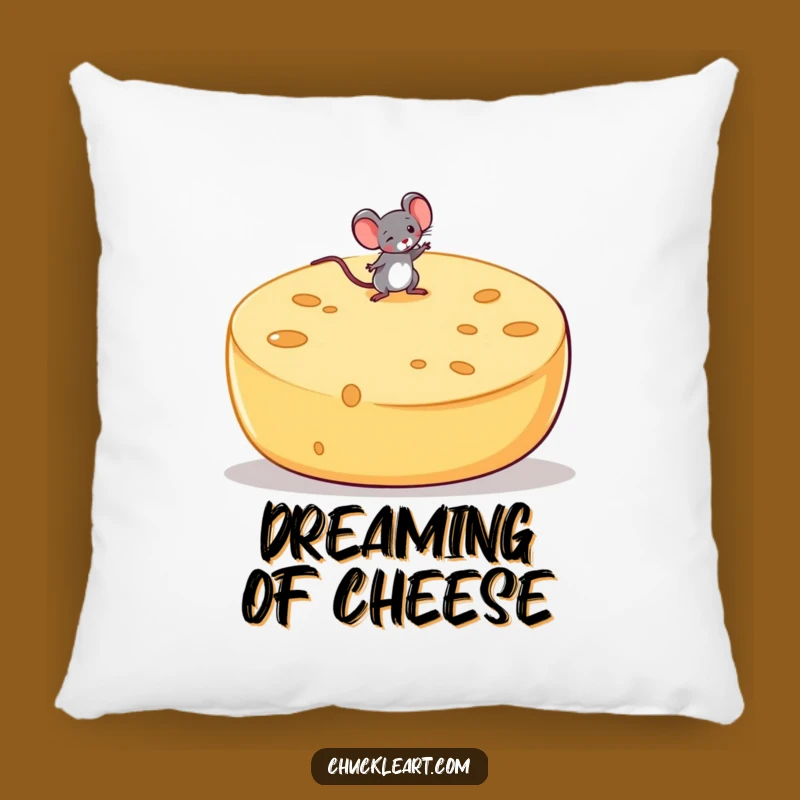 Funny Mouse Cheese Pillow: Cozy Up with Culinary Comedy