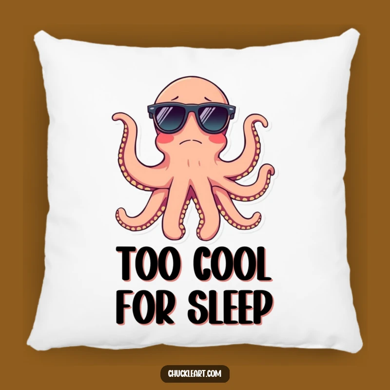 Funny Octopus Sunglasses Pillow: Cozy Up with Cool Tentacle Comfort