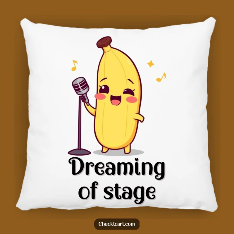 Funny Opera Banana Pillow - Hilarious Musical Fruit Cozy Decor Gift