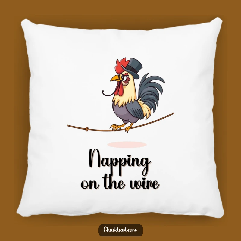 Funny Rooster Pillow: Comfy Hilarious Gift for Elegant Comfort