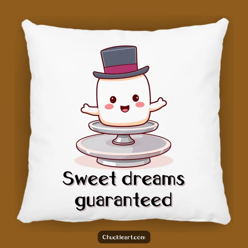 Funny Marshmallow Pillow: Cozy Hilarious Balancing Act for Sweet Relaxation