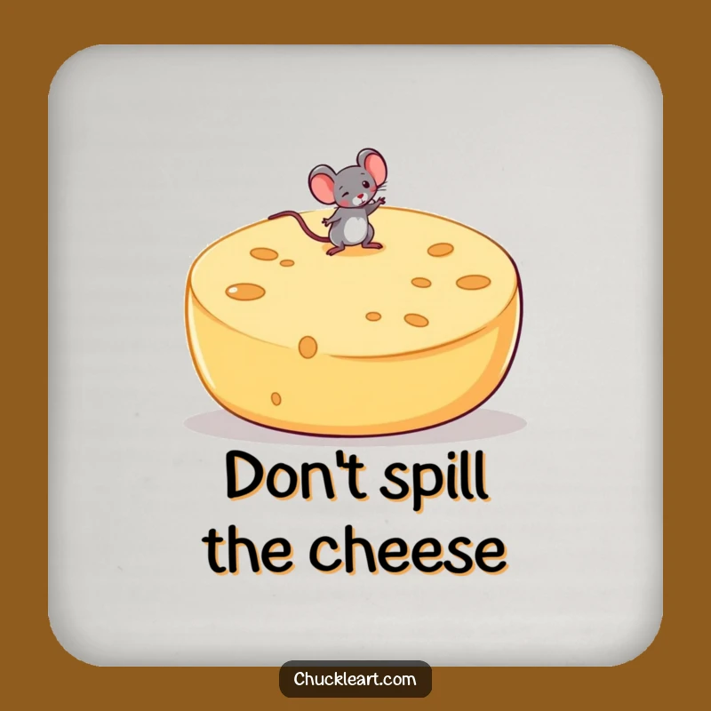 Funny Mouse Cheese Coasters: Protect Tables with Hilarious Daring