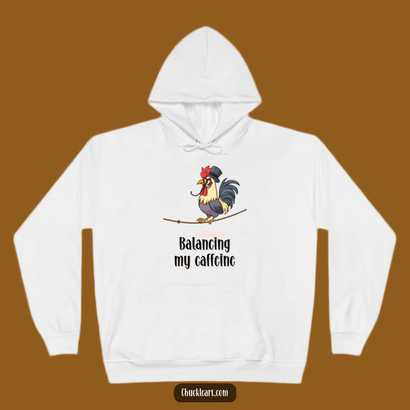 Cozy Funny Rooster Hoodie: Warm and Hilarious Gift for the Elegant