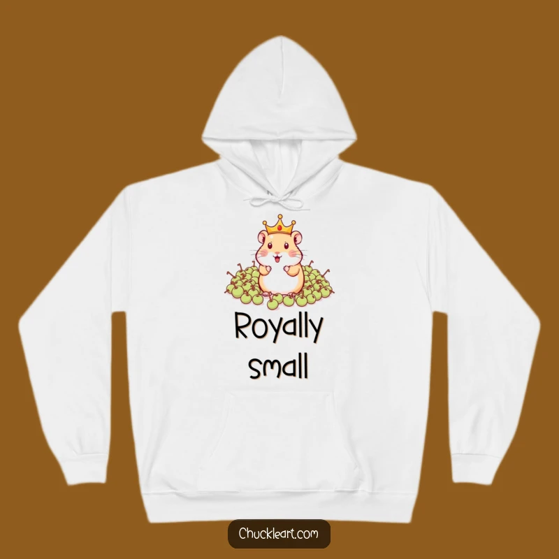 Cozy Funny Hamster King Hoodie: Warmth Meets Tiny Tyrant Power