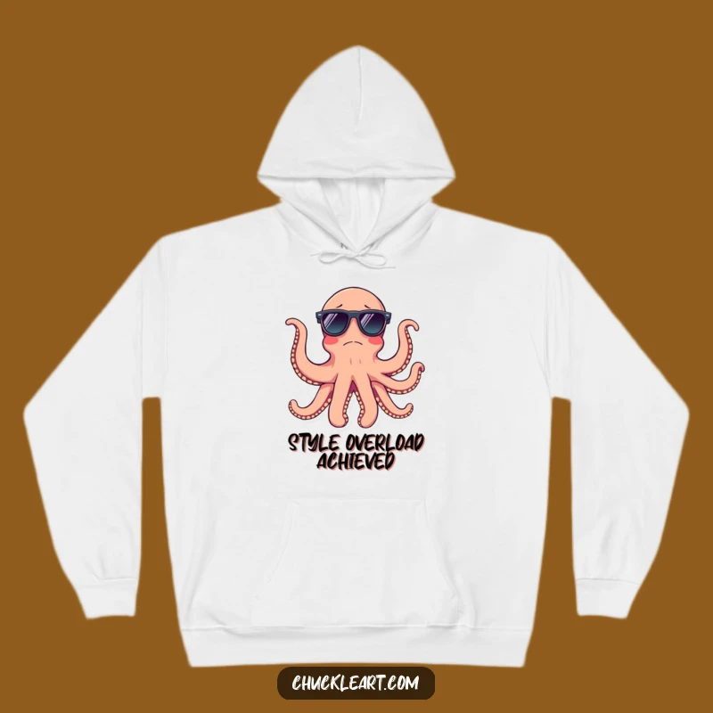 Cozy Funny Octopus Sunglasses Hoodie: Stay Warm and Look Cool