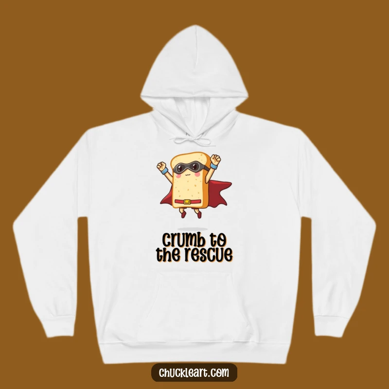 Funny Bread Superhero Hoodie: Cozy Triumphant Loaf, Ultimate Hilarious Foodie Gift