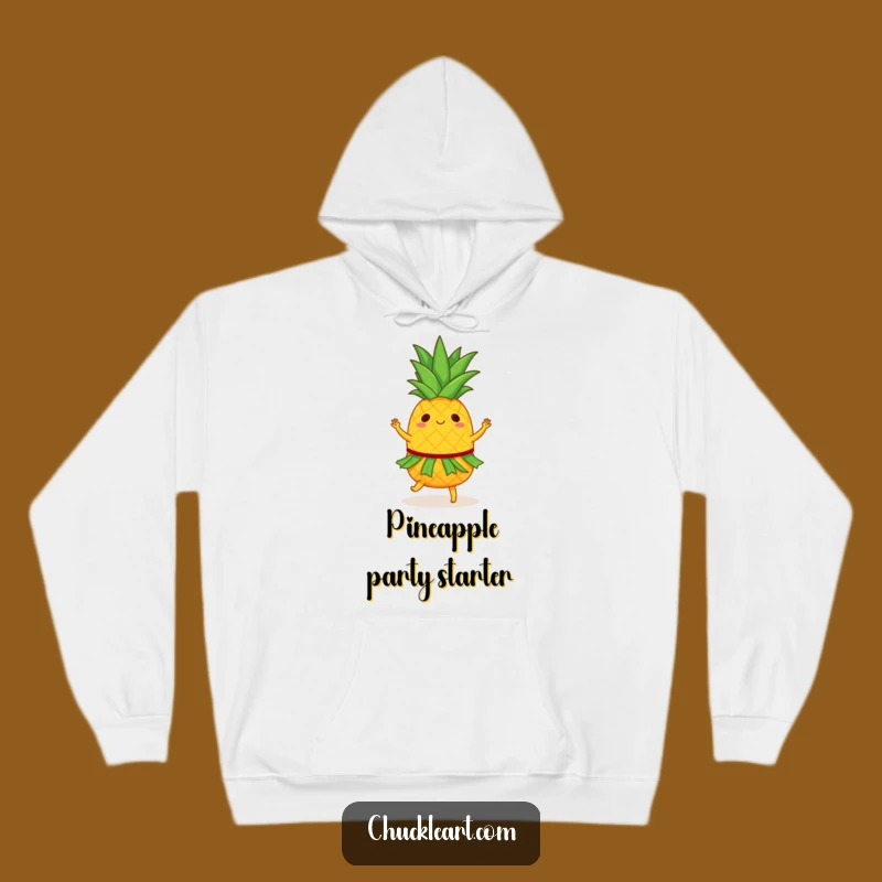 Funny Pineapple Hula Hoodie: Cozy Tropical Dancer Wear, Perfect Comfort Gift