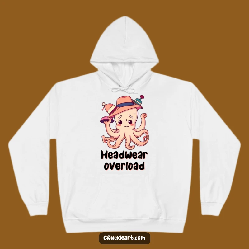 Funny Octopus Hats Hoodie: Cozy Tentacle Art Sweatshirt, Hilarious Gift