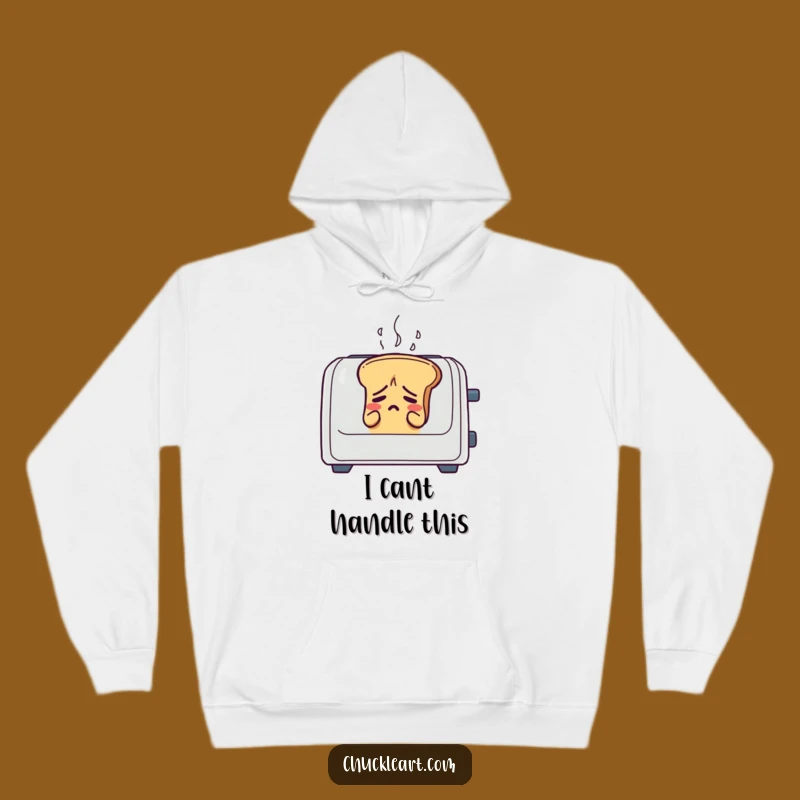 Cozy Funny Anxious Bread Toaster Hoodie: Warmth for Your Worries