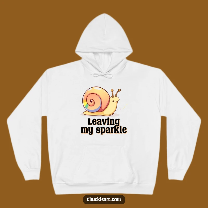 Funny Rainbow Snail Hoodie A Magical and Cozy Gift