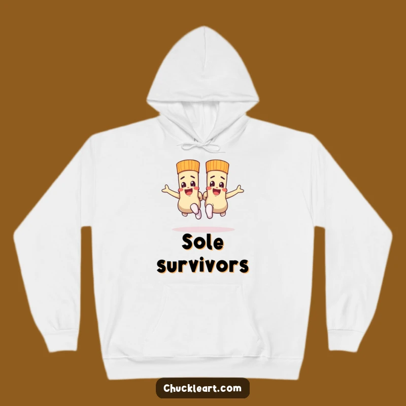 Funny Sock Race Hoodie: Cozy Footwear Fun, Great Comfy Gift!
