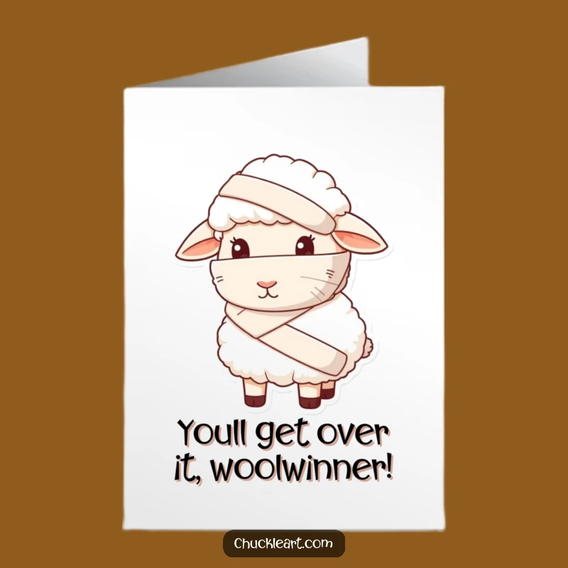 Funny Free Printable Congrats Card: Sheepish Sheep's Recovery - Downloadable Sweetness!