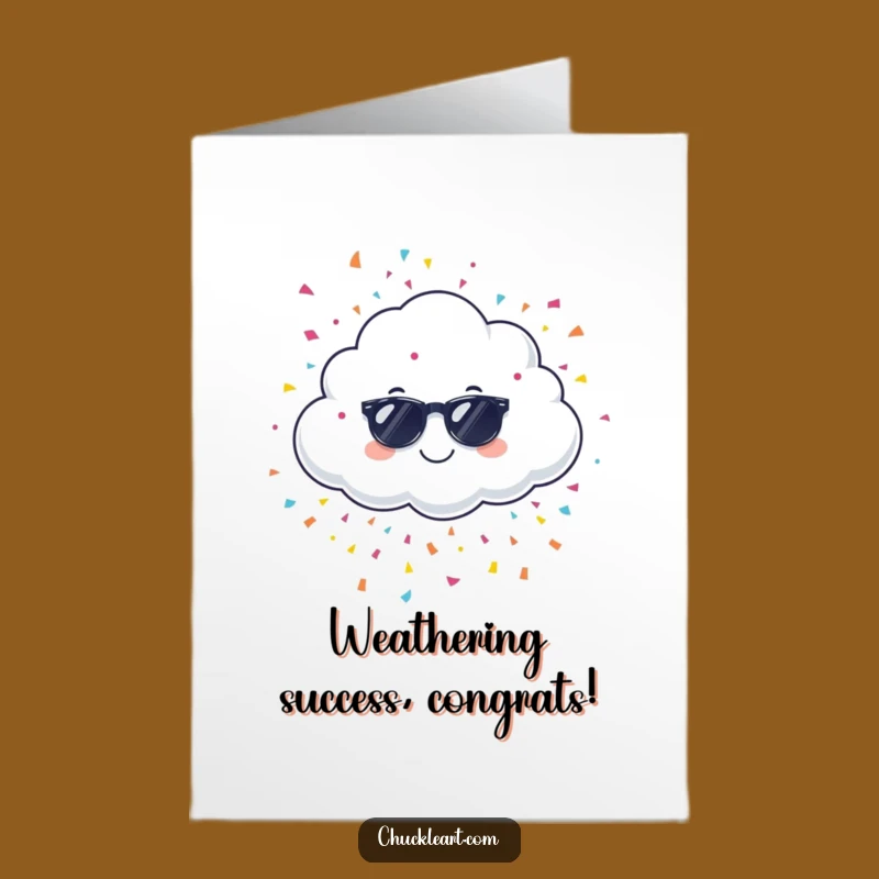 Free Printable Confetti Cloud Congratulations Card - Funny Downloadable Gift