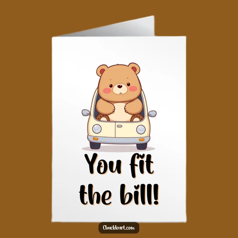 Free Printable Congrats Card: Bear's Big Achievement!