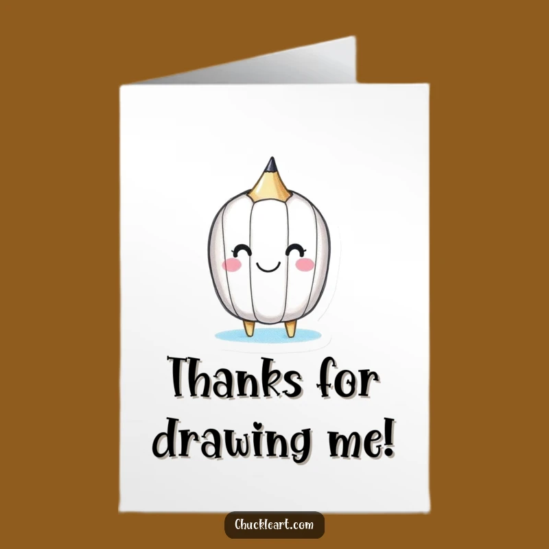 Free Printable Thank You Card: Happy Pencil DIY Downloadable Grateful Gift