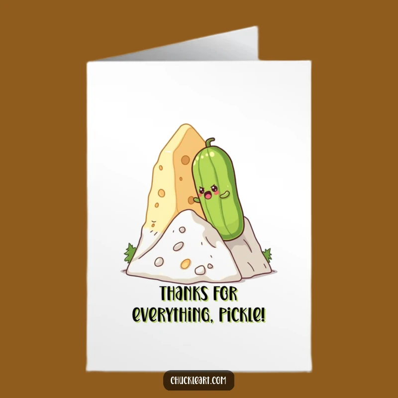 Free Printable Thank You Card: Pickle's Mountain of Thanks Download