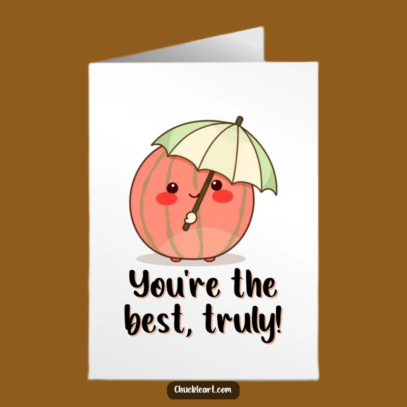Sweet Free Printable Thank You Card: Blushing Watermelon Thanks Download
