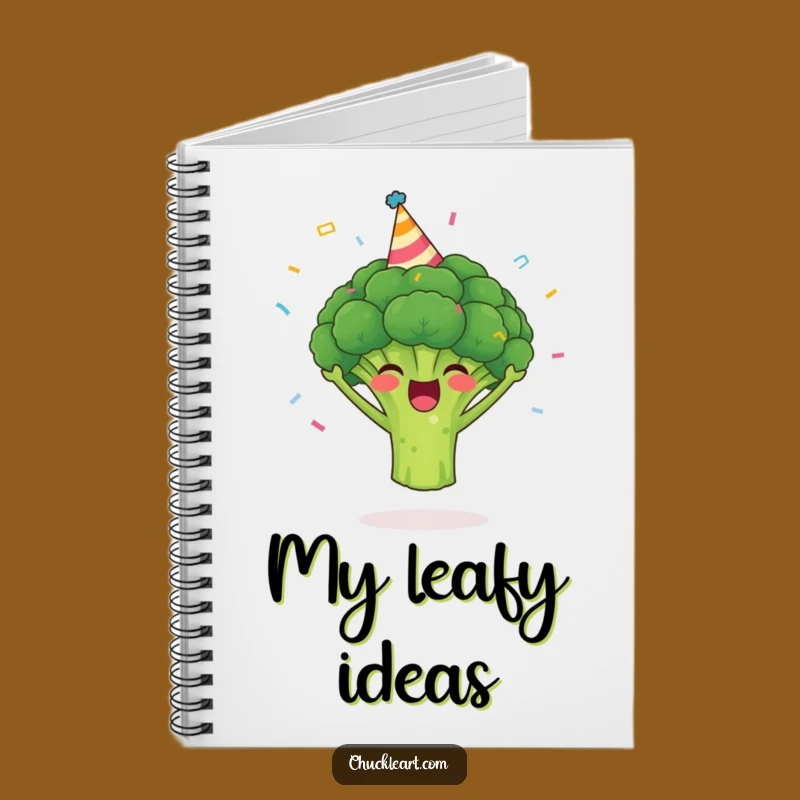 Funny Broccoli Party Notebook A Cheerful Journal Gift