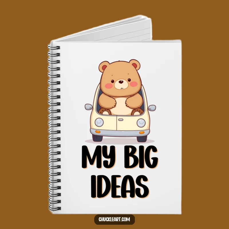 Funny Chubby Bear Car Notebook: Hilarious Journal for Auto Enthusiasts!
