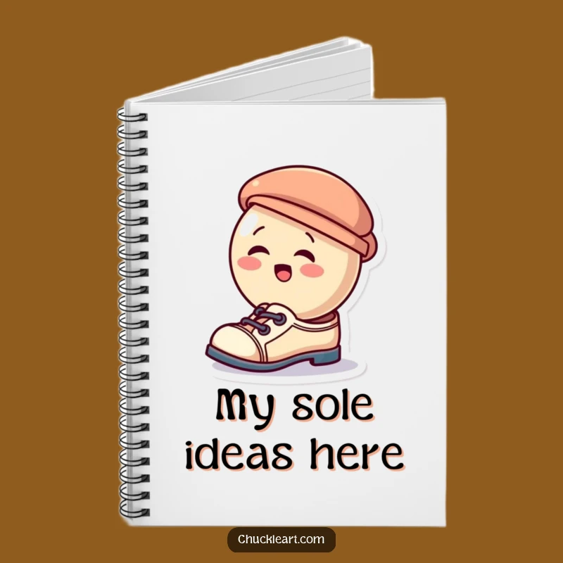 Funny Giggling Button Notebook: Jot Down Ideas with This Hilarious Hat-Shoe Design
