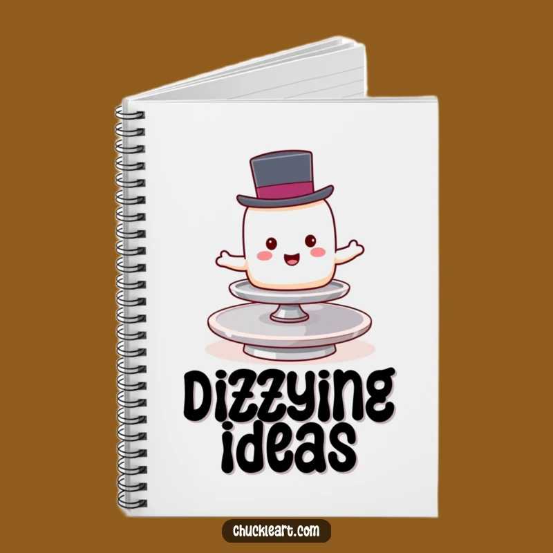 Funny Marshmallow Notebook: Hilarious Balancing Act Journal for Sweet Ideas
