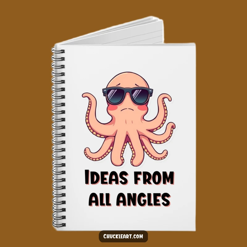 Funny Octopus Sunglasses Notebook: Jot Down Your Coolest (and Confused) Ideas