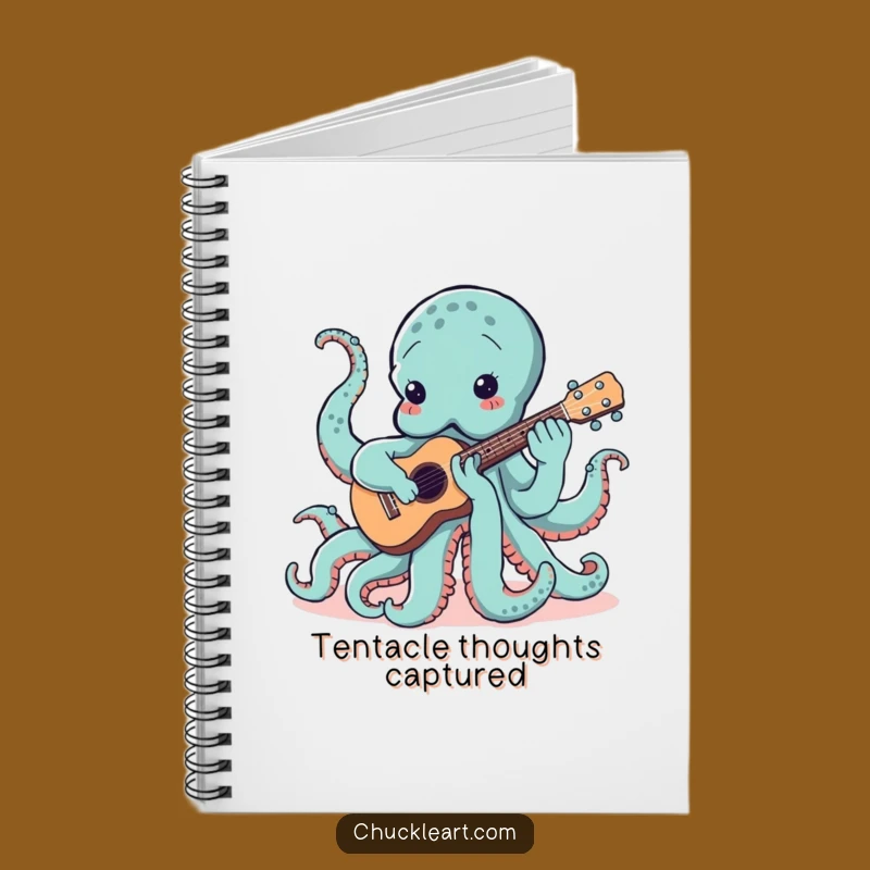 Funny Octopus Ukulele Notebook: Compose Your Thoughts with Musical Flair