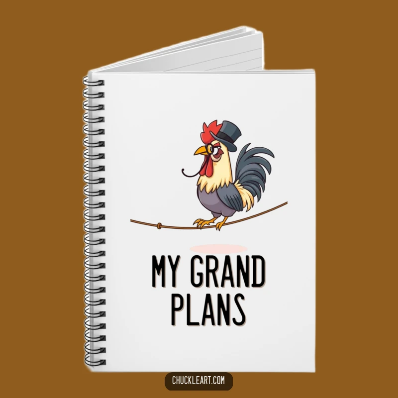 Funny Rooster Notebook: Hilarious Elegant Journal, Perfect Sophisticated Gift