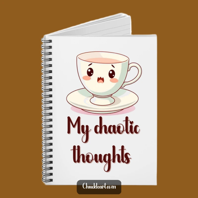 Funny Spinning Teacup Notebook: Jot Down Your Whimsical Ideas