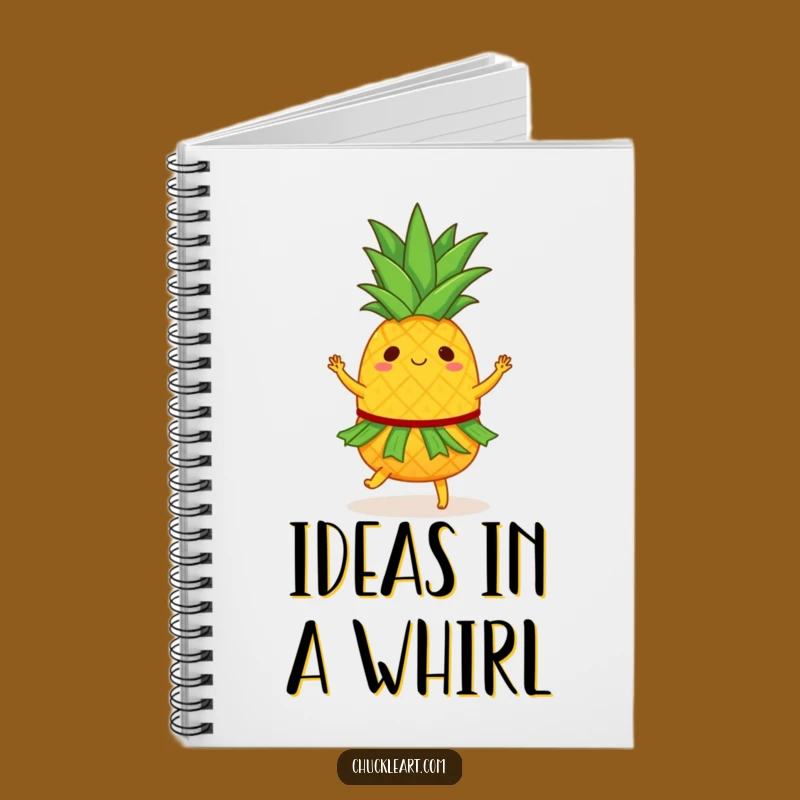 Funny Pineapple Notebook: Tropical Dancer Journal, Perfect Creative Gift
