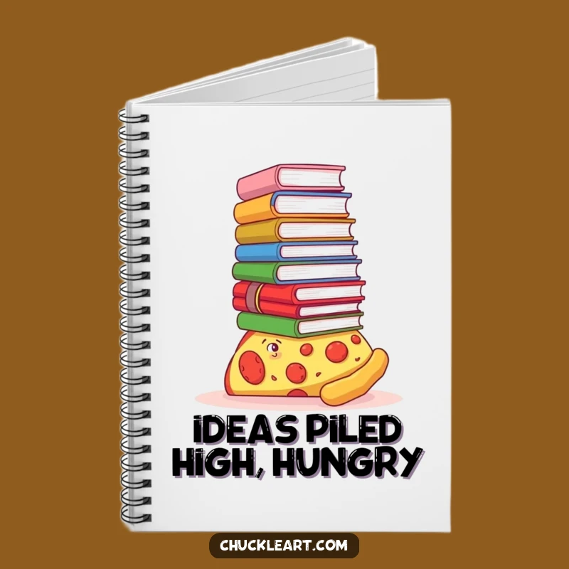 Funny Pizza Study Buddy Notebook - Hilarious Journal for Pizza & Book Lovers