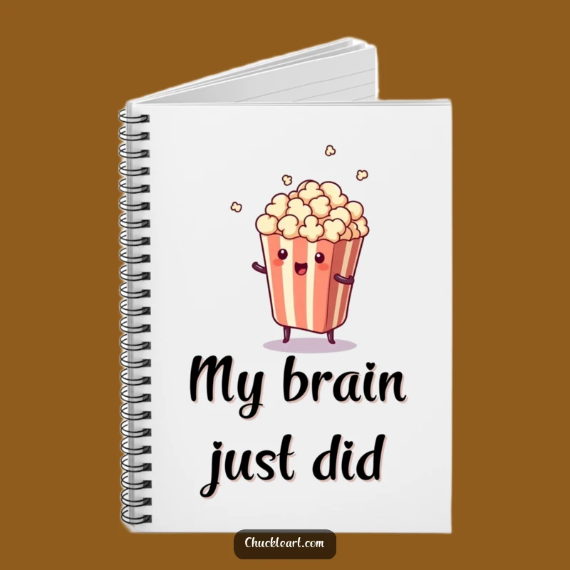 Funny Surprise Popcorn Notebook - Hilarious Journal for Ideas & Laughs