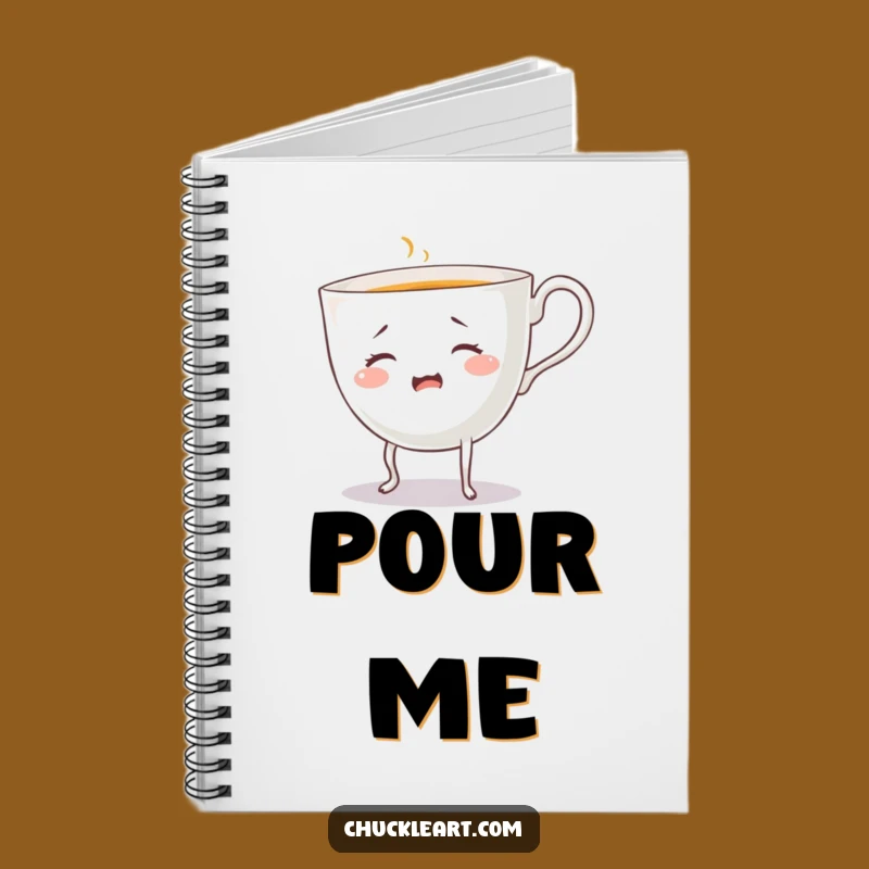 Funny Bewildered Teacup Notebook: Jot Down Ideas with This Hilarious Journal