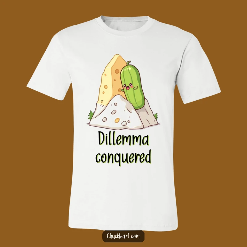 Funny Pickle Cheese Climb T-Shirt - Hilarious Adventure Tee