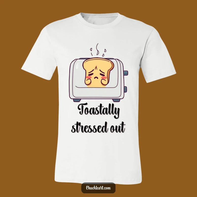 Funny Anxious Bread Toaster T-Shirt: Wear Your Stress with Style