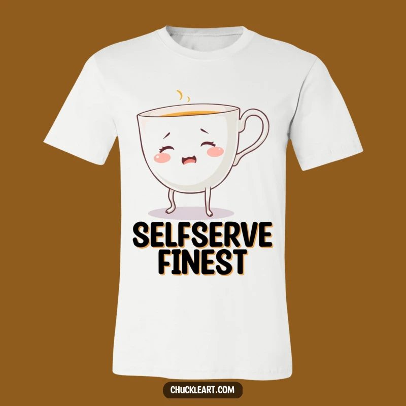 Funny Bewildered Teacup T-Shirt: A Hilarious Shirt for Tea and Coffee Addicts
