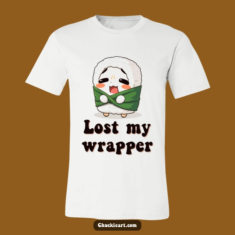 Funny Sushi Roll Belt Tie T-Shirt: Wearable Food Comedy