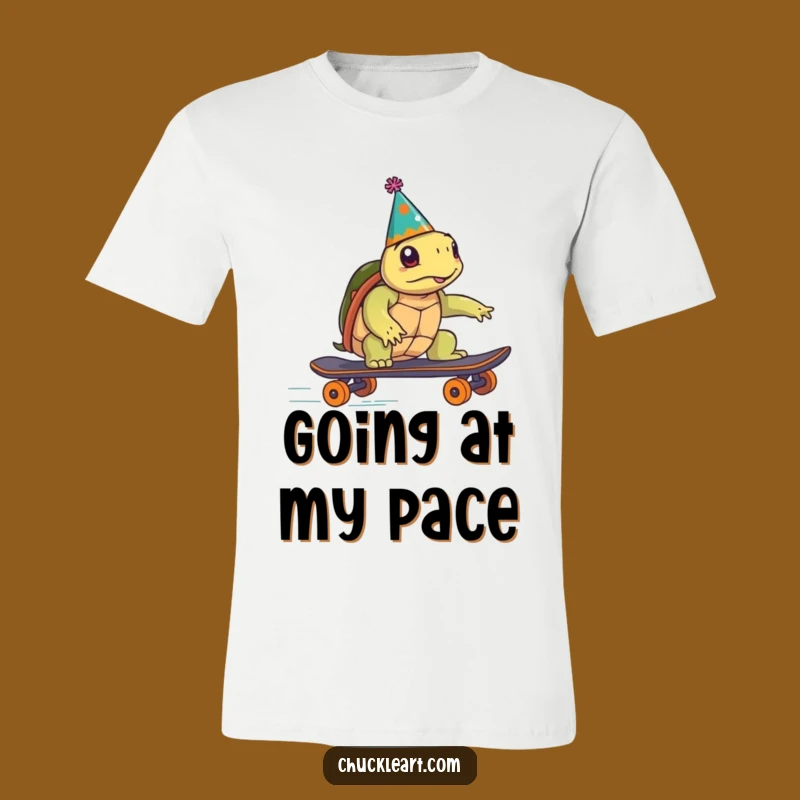 Funny Turtle Skateboard T-Shirt: Hilarious Party Animal Speeding Adventure Tee!