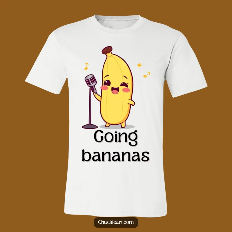 Funny Opera Banana T-Shirt - Hilarious Musical Fruit Tee Gift